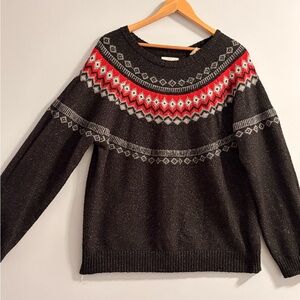 Weatherproof Vintage Black Knit Sweater